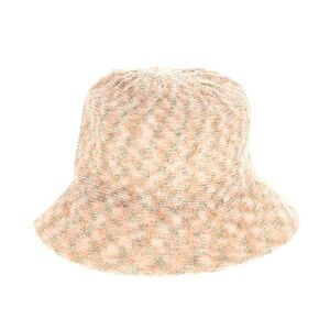 NWT | Anthropologie Peach Green Cream Bucket Hat